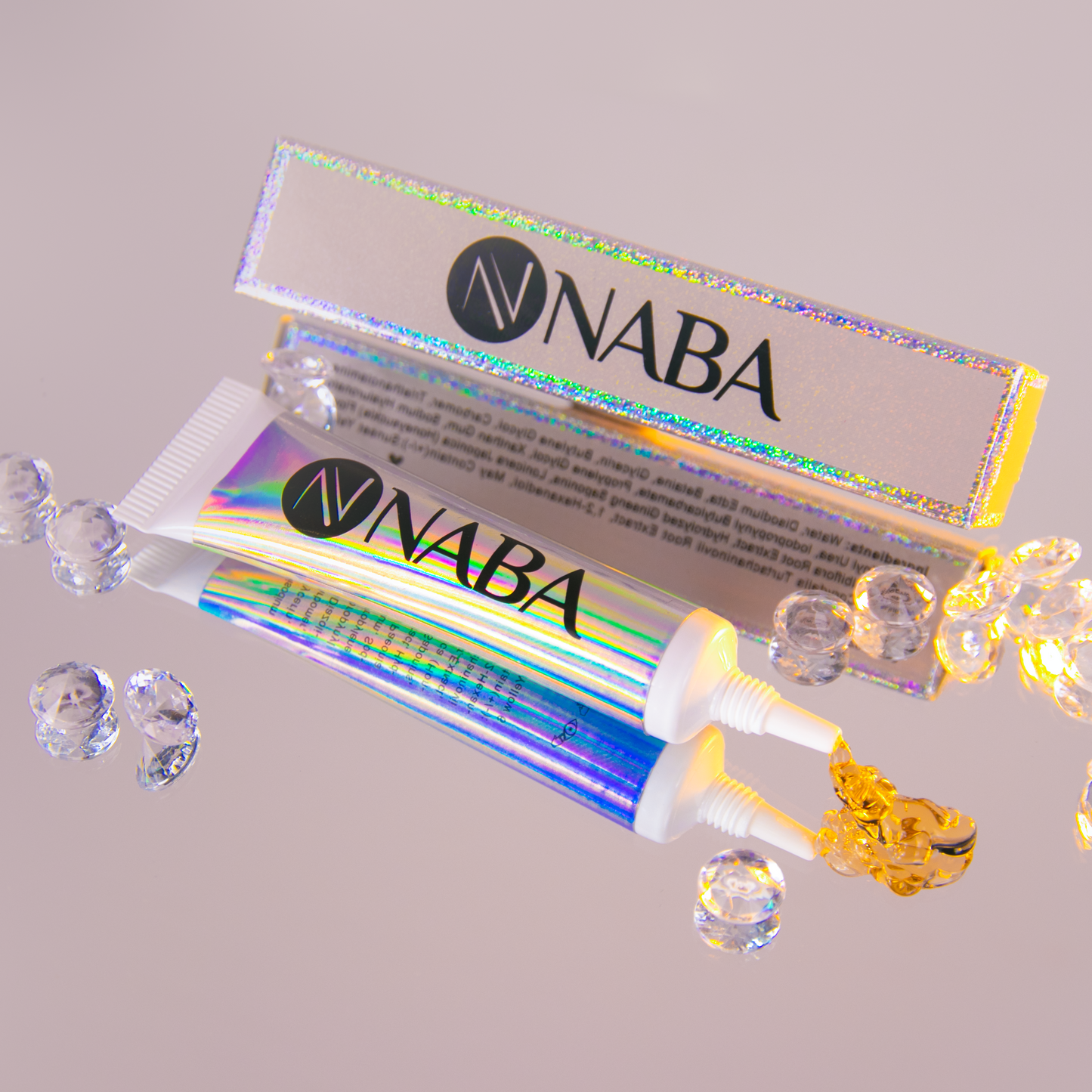 Pigment glitters and flakes glue
